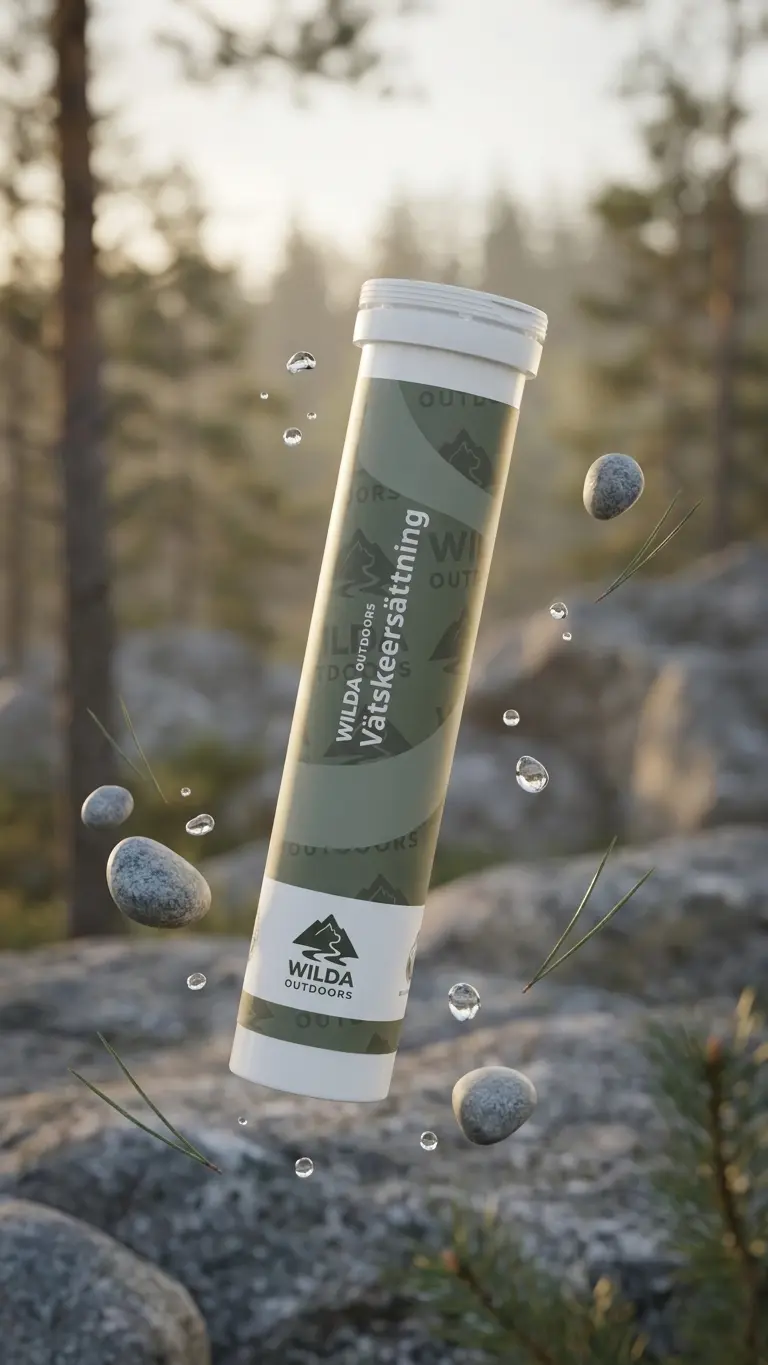 Vätskeersättning med citronsmak